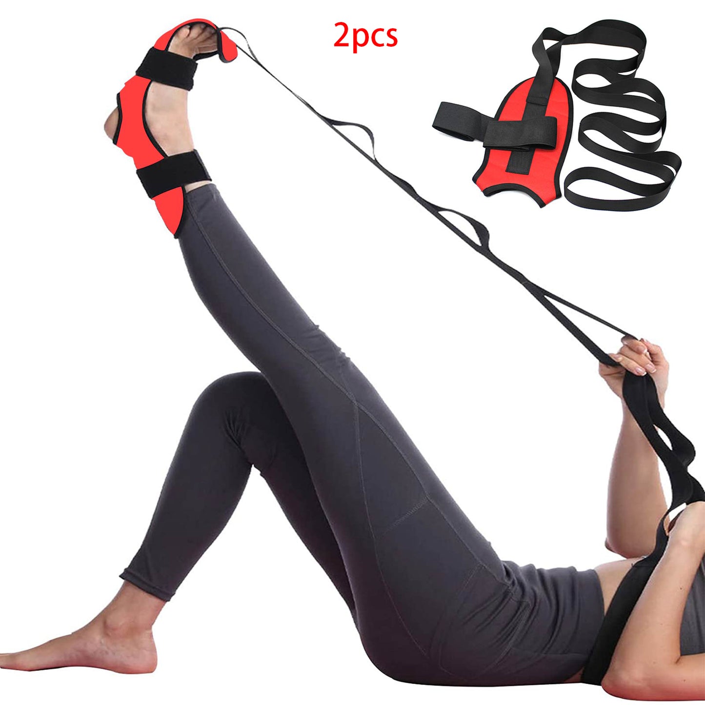 Profi Yoga-Stretching-Gurt (Einzeln oder als 2er-Set)